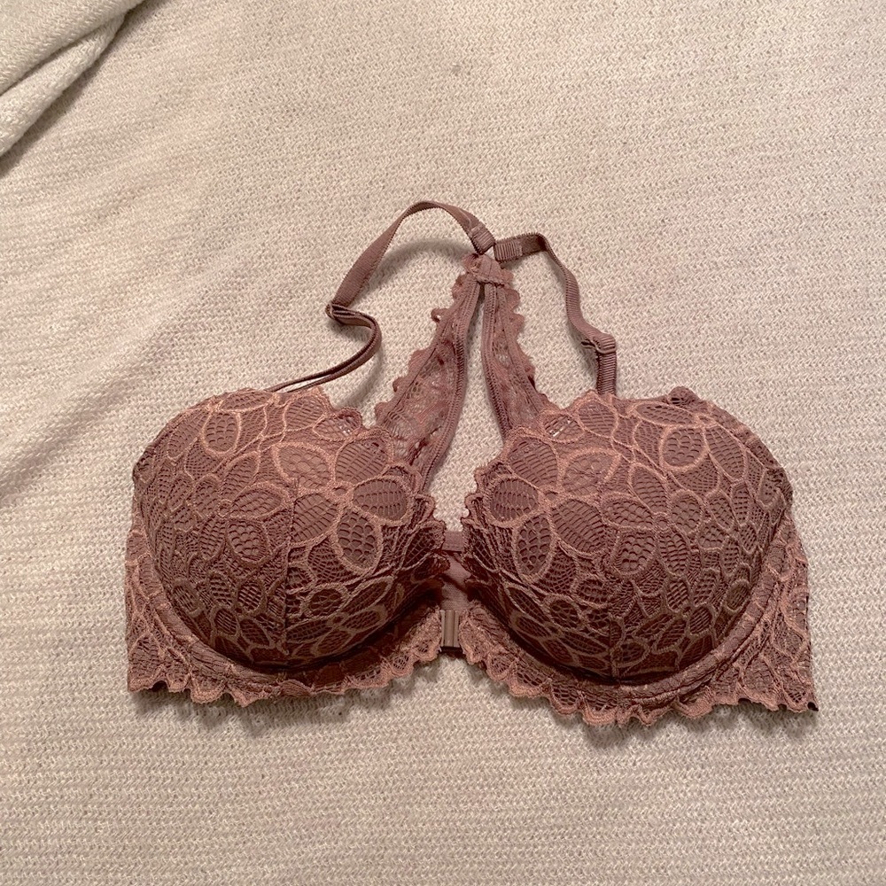 Front Clip Lace Push Up Bra